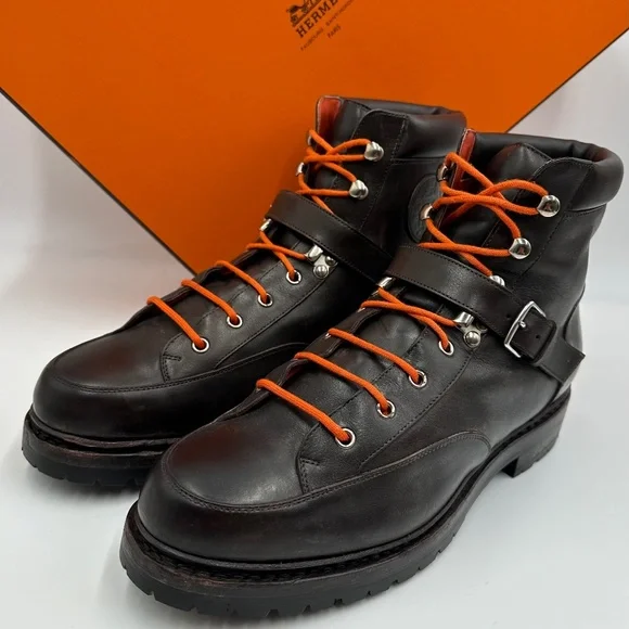 HERMES Winter Boots Men’s US SZ 9.5 - Picture 2 of 16